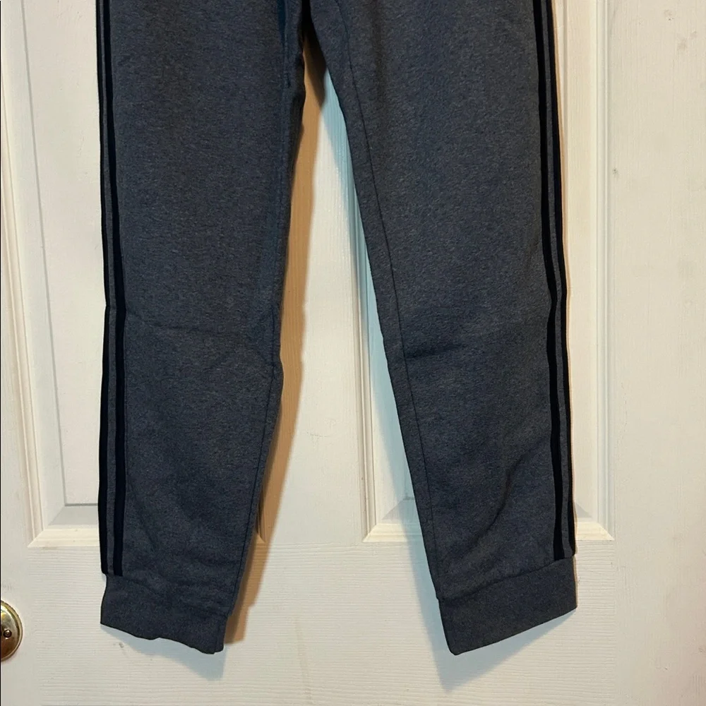 Adidas Gray and Black Joggers Size Medium
